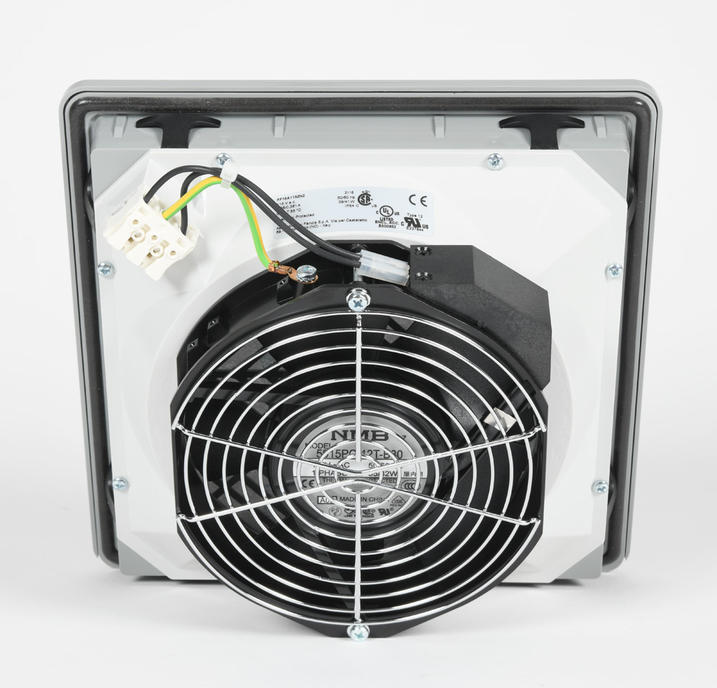 Fan: intake, 155 CFM, 115 VAC operating voltage (PN# FF15A115ZN2