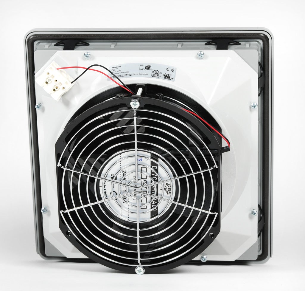Fan: intake, 175 CFM, 24 VDC operating voltage (PN# FF15D24ZF