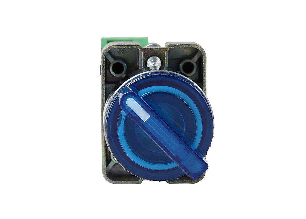 Selector Switch: maintained, 22mm, 2-pos, knob operator (PN