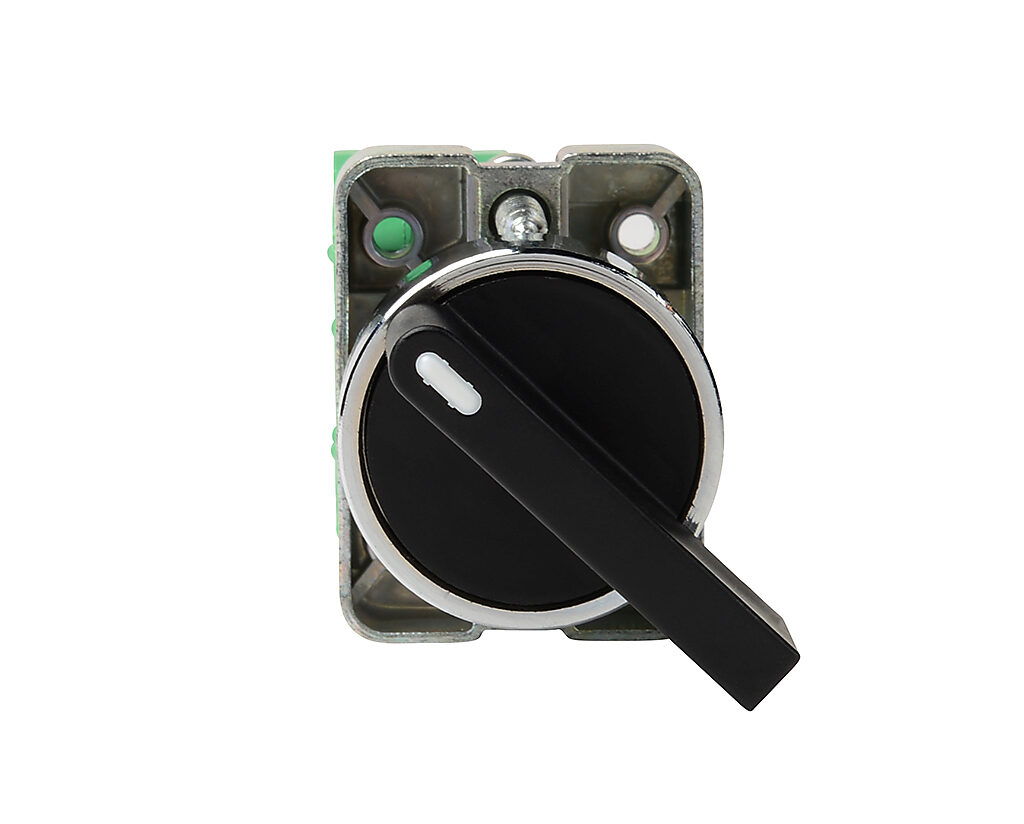 Selector Switch: maintained, 22mm, 2-pos, lever operator (PN
