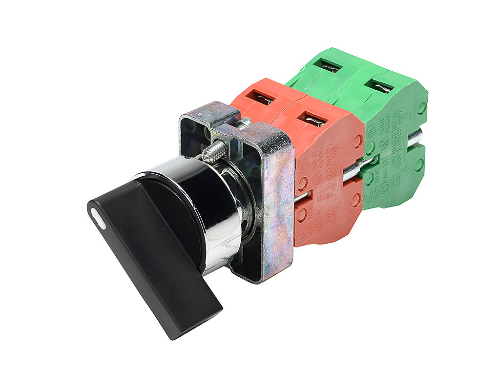 その他 job selector Selector Switch: maintained, 22mm, 3-pos, lever operator (PN