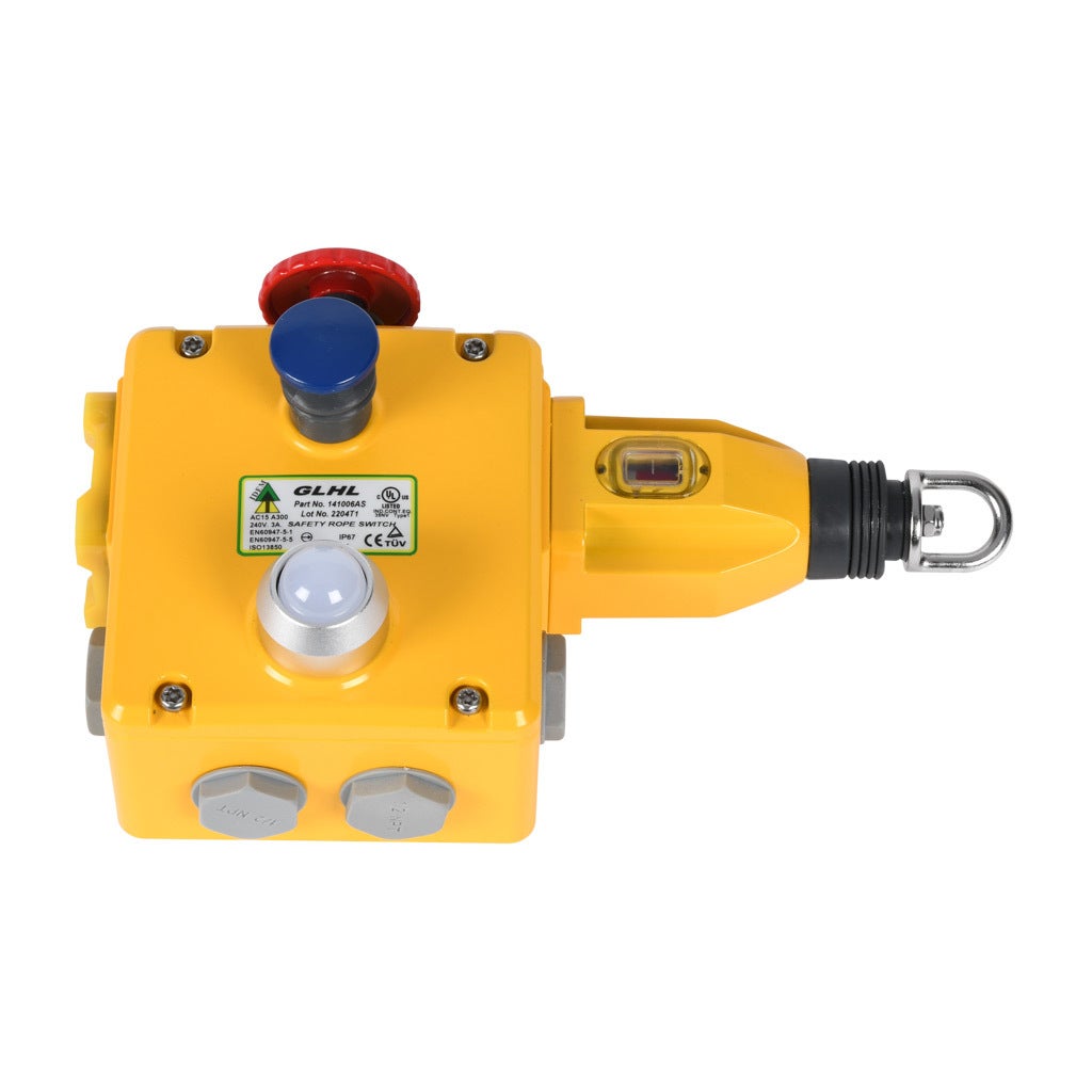 Safety Switch: cable-pull interlock, 125m (PN# GLHL-141006-AS