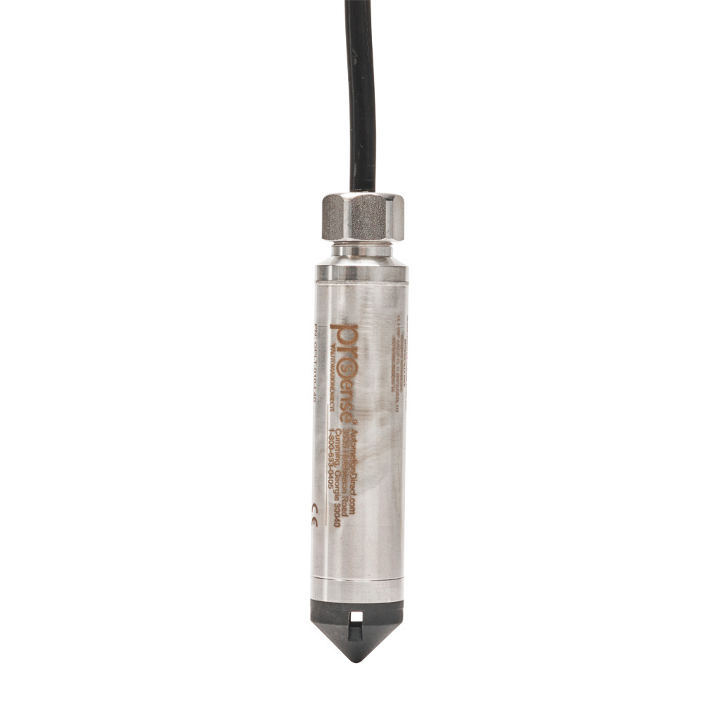 Submersible Level Transmitter: hydrostatic, 0 to 10 psig (23.1ft