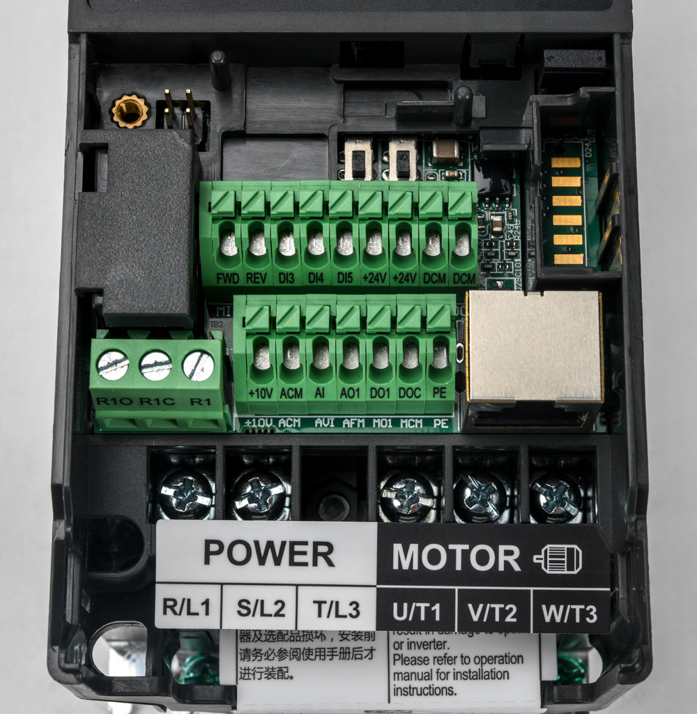 DURApulse AC Micro Drive: 230 VAC, 1/4hp with 1-phase input, (VFD