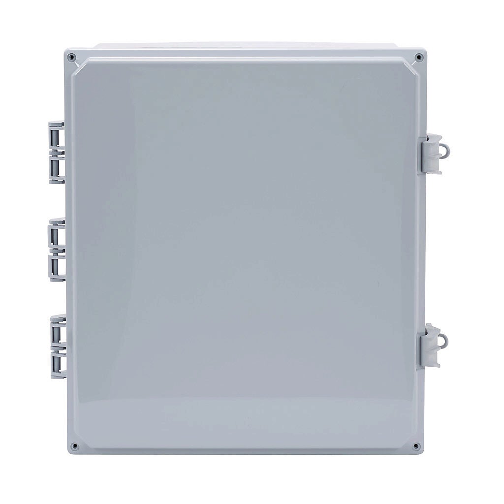 Enclosure: 16 x 14 x 7in, wall mount, polycarbonate (PN