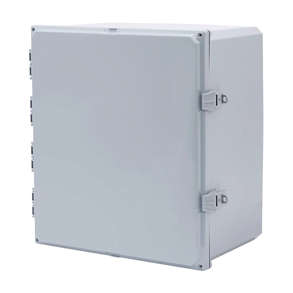 Enclosure: 18 x 16 x 10in, wall mount, polycarbonate (PN