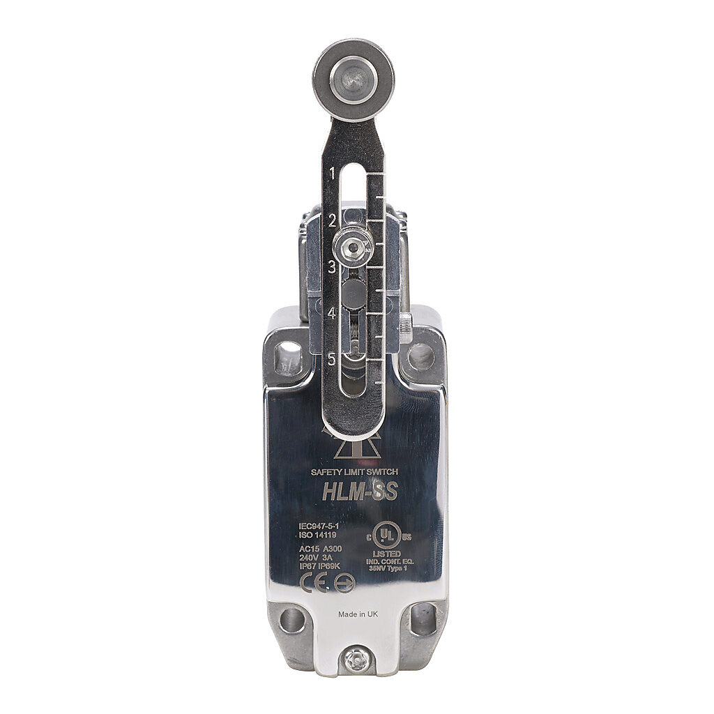 Safety Limit Switch: side rotary adjustable lever with stainless