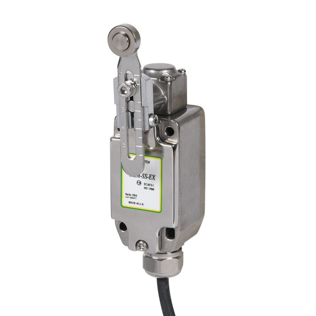 Safety Limit Switch: side rotary adjustable lever with stainless