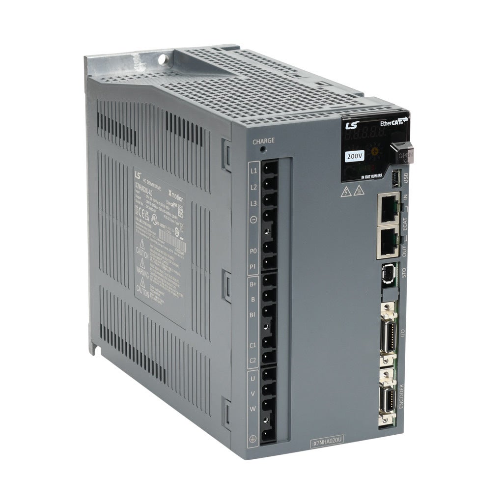 Servo Drive: EtherCAT and Modbus TCP, 2 kW, 230 VAC, 1 and 3-phase