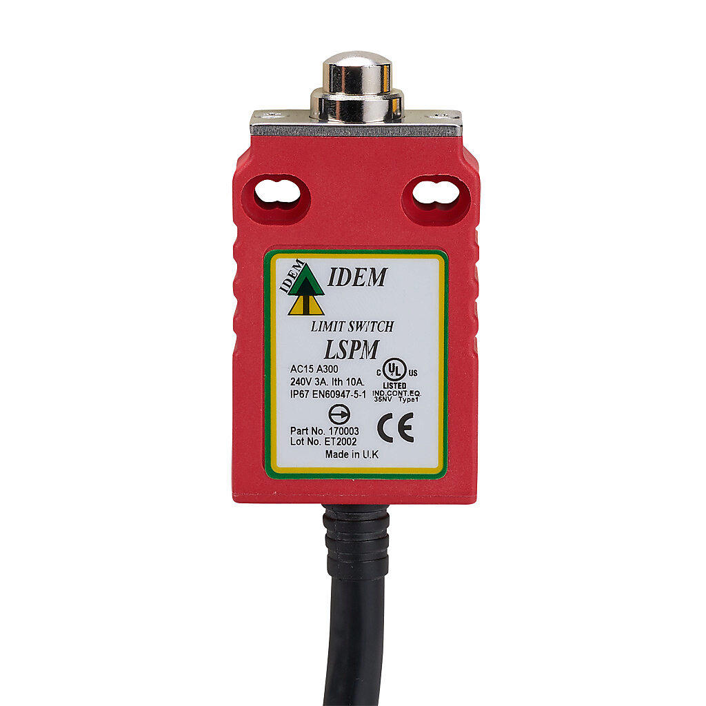 Safety Limit Switch: brass plunger (PN# LSPM-170003