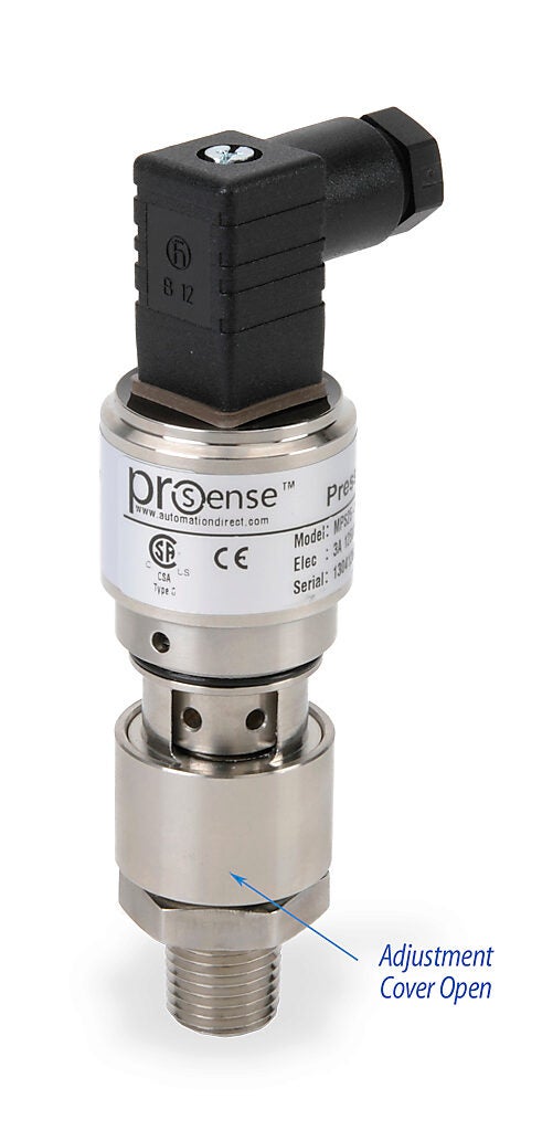 Mechanical Pressure Switch: -15 to 15 psig set point (PN# MPS25-1C
