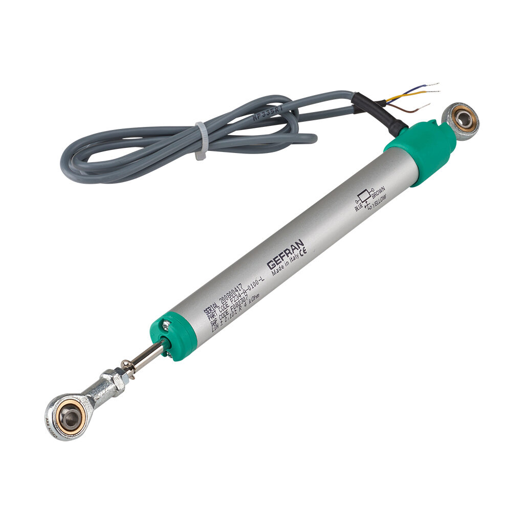 Linear Position Sensor: pivoting slide, 100mm stroke (PN# PZ34-A