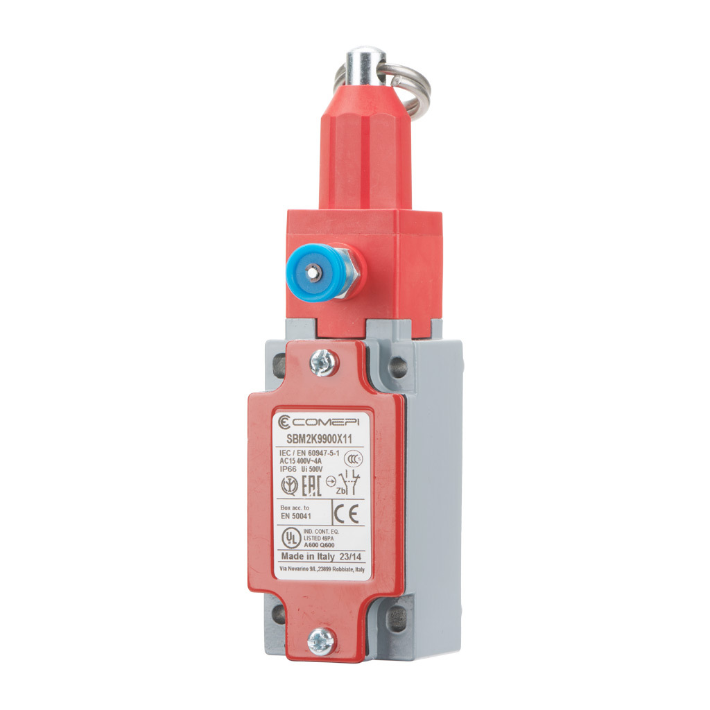 Safety Switch: cable-pull interlock, 25m maximum pull cable length