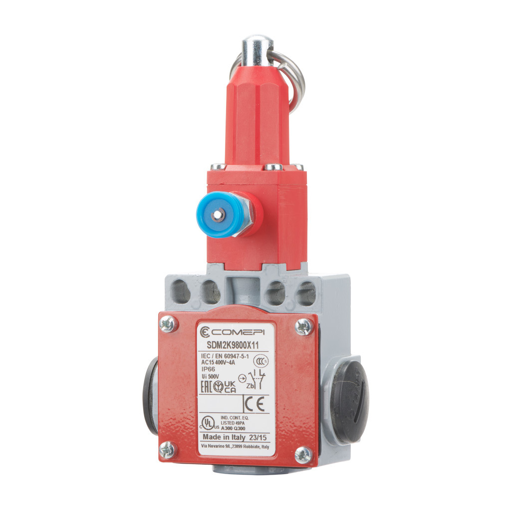 Safety Switch: cable-pull interlock, 15m maximum pull cable length