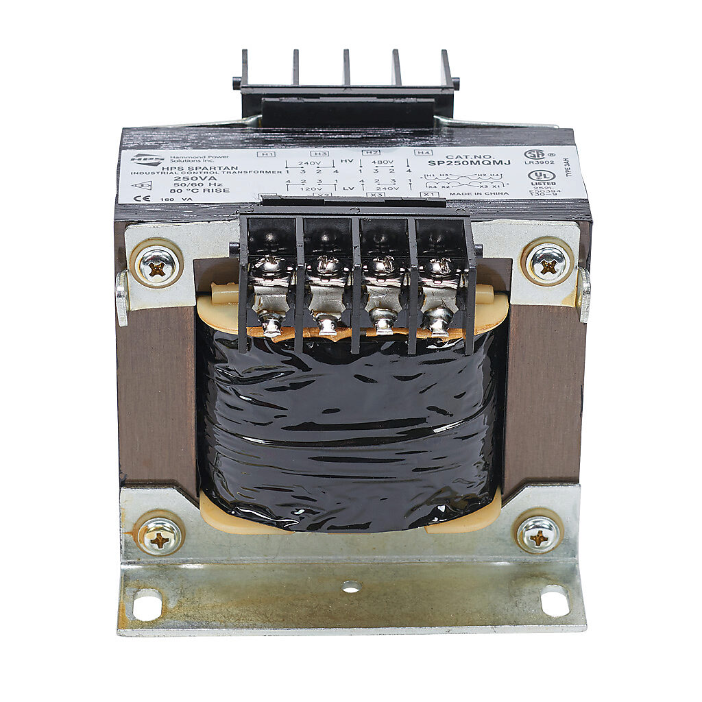 Control Transformer: open core, 250 VA (PN# SP250MQMJ