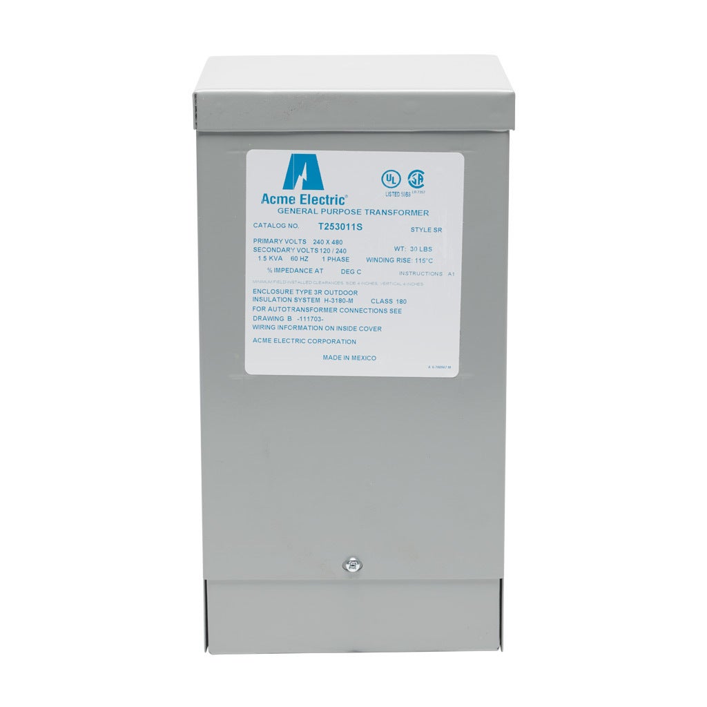 General Purpose Transformer: encapsulated core, 1.5 kVA (PN