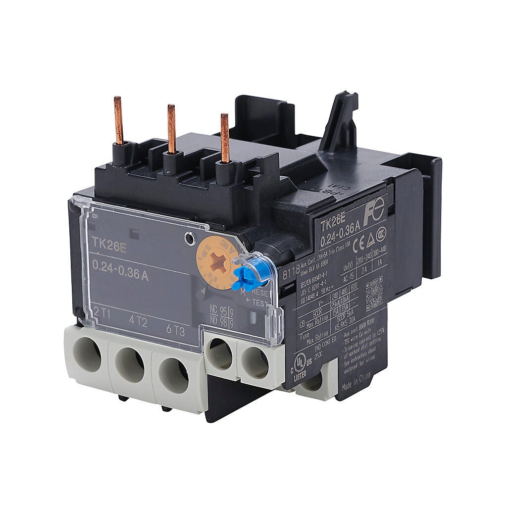 Thermal Overload Relay: 0.24-0.36A adjustable, for SC-E02x, SC