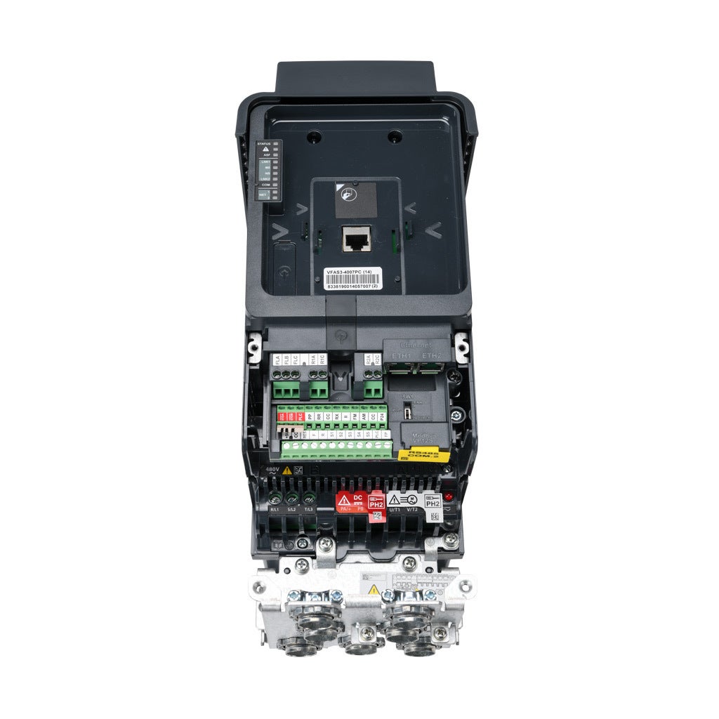 Toshiba AC High-performance Drive: 460 VAC, 1hp with 3-phase input