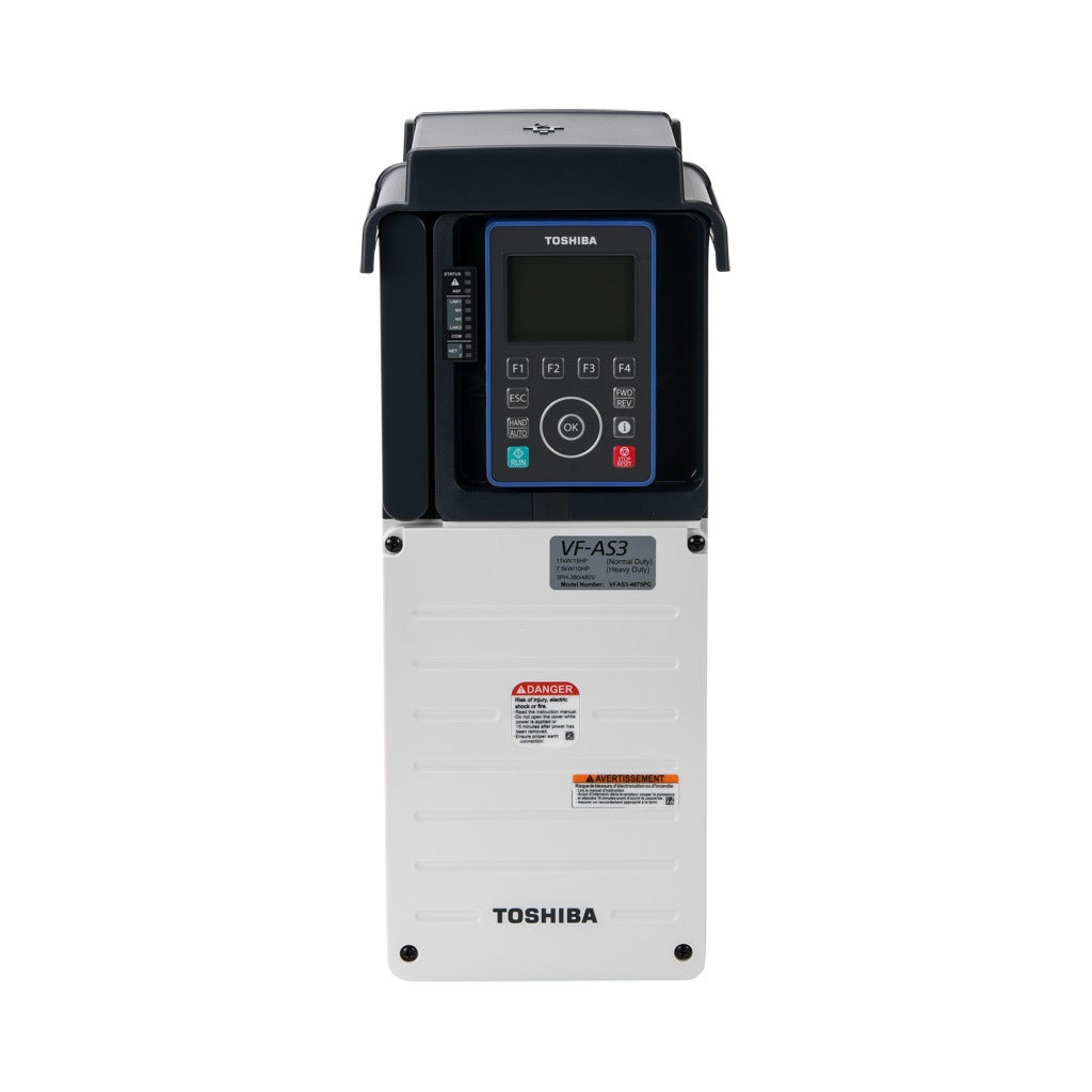 Toshiba AC High-performance Drive: 460 VAC, 10hp with 3-phase
