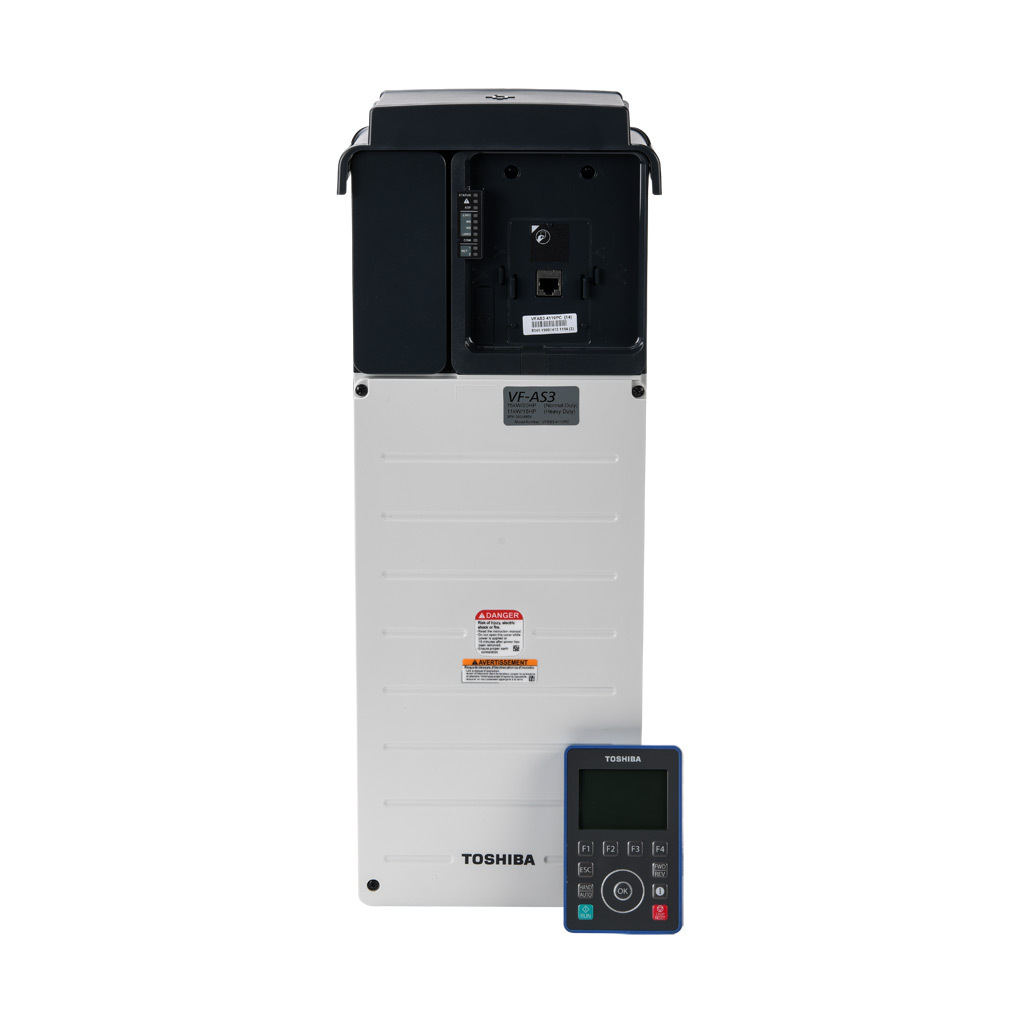 Toshiba AC High-performance Drive: 460 VAC, 15hp with 3-phase