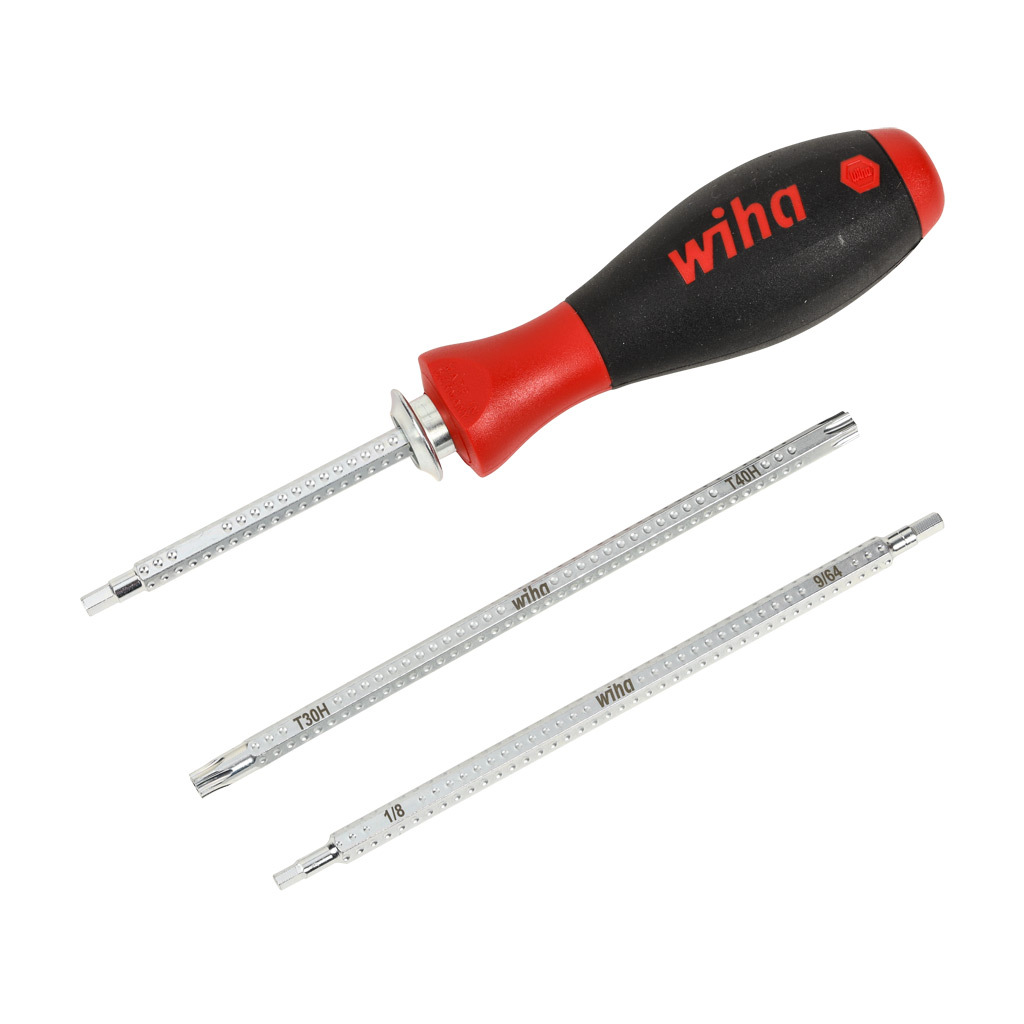 Wiha Multi-bit Adjustable Shaft Screwdriver: 32 pieces (PN