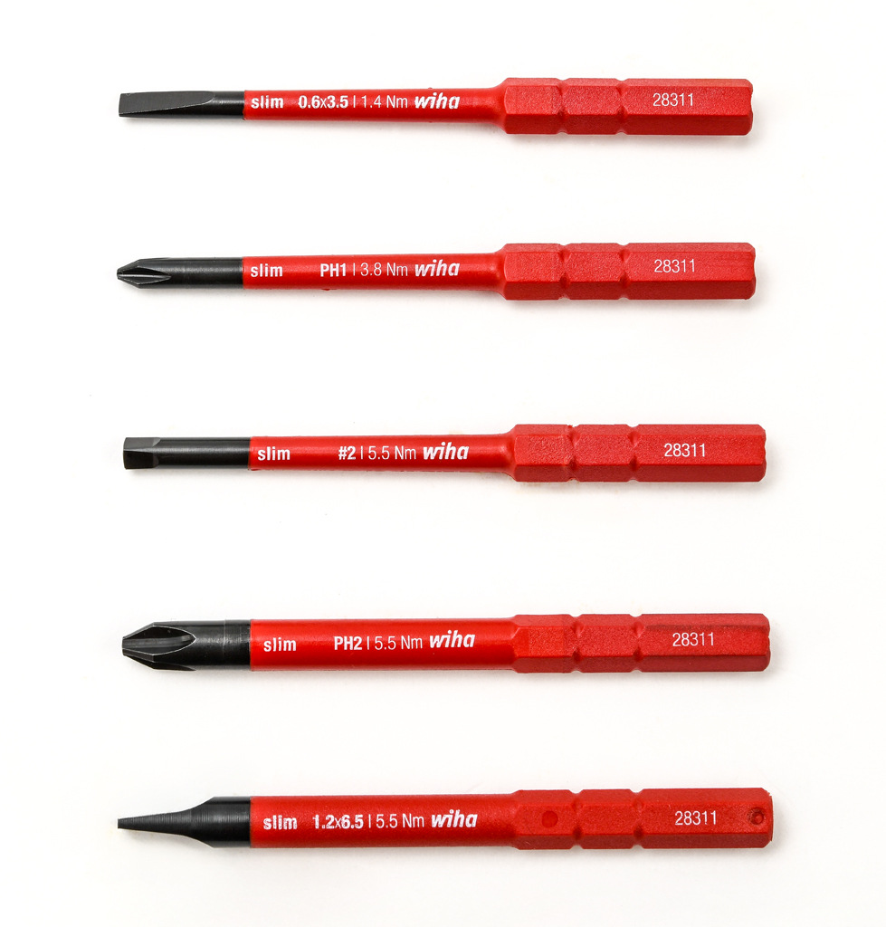 Wiha Insulated Multi-bit Screwdriver: 6 pieces (PN# WT28345