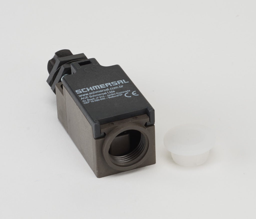 Limit Switch: metal plunger with plastic roller with fixing nuts