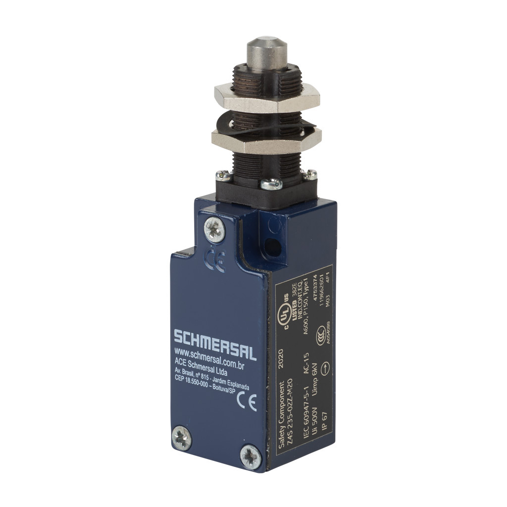 Limit Switch: metal plunger with fixing nuts (PN# Z4S-235-02Z