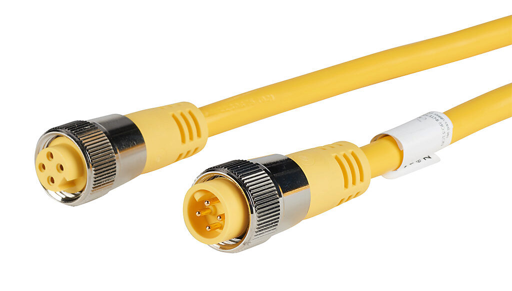 7/8in - 16 UN2 Thread Nut 4-pin Male Axial to 7/8in - 16 UN2