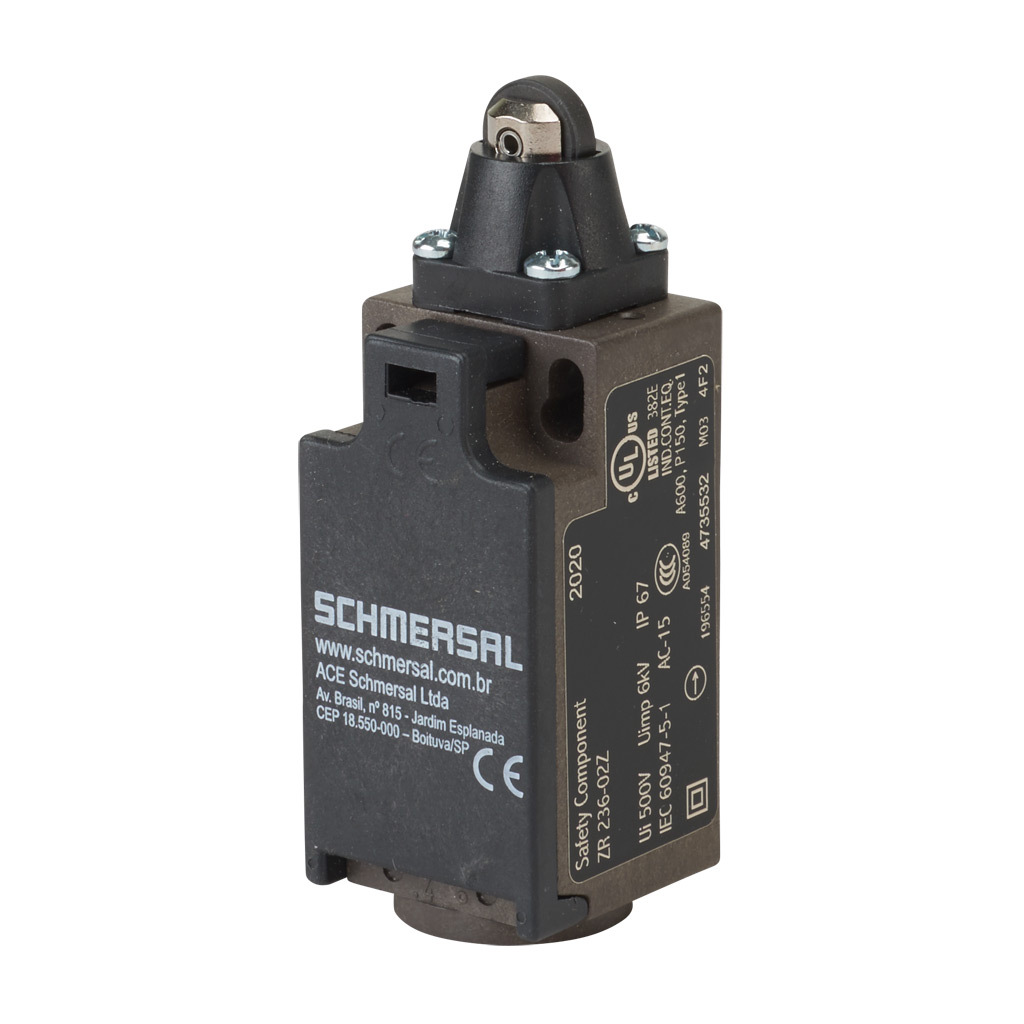 Limit Switch: metal plunger with plastic roller (PN# ZR-236-02Z