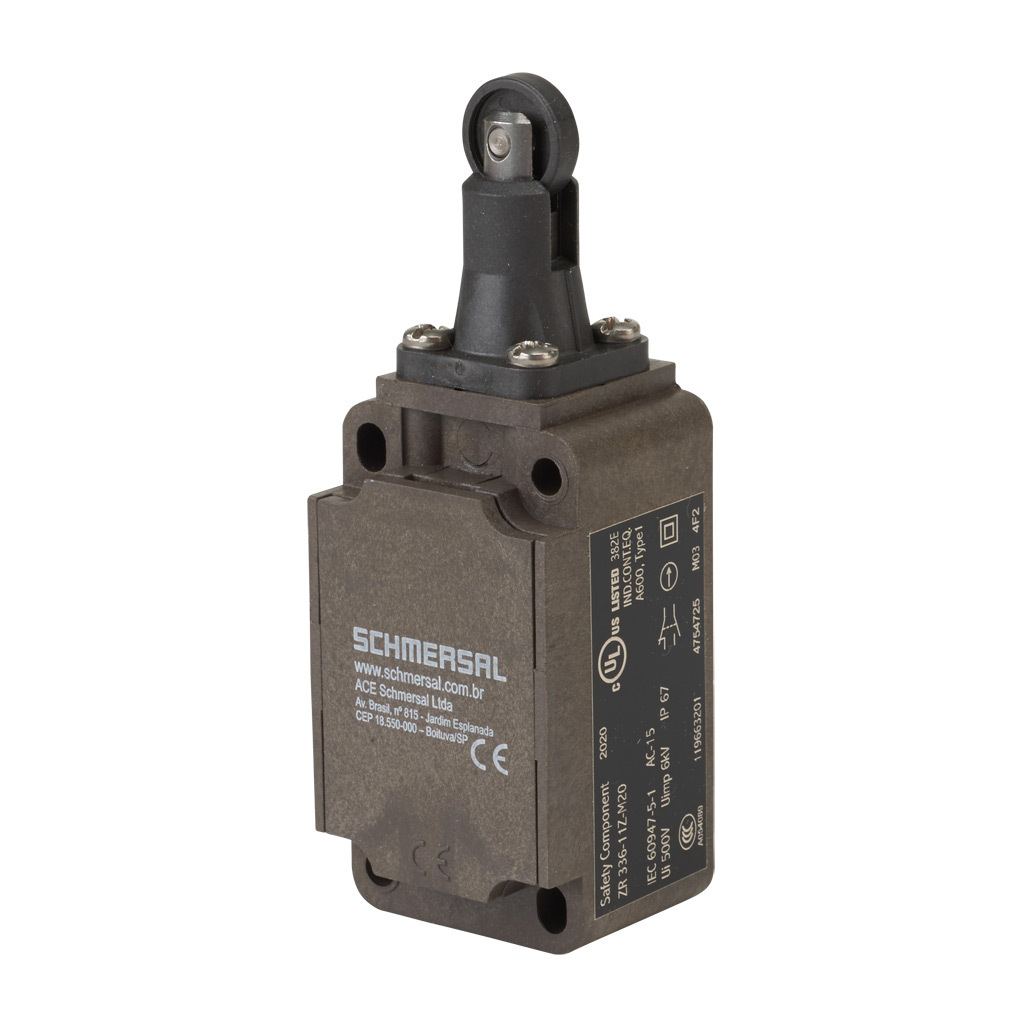 Limit Switch: metal plunger with plastic roller (PN# ZR-336-11Z