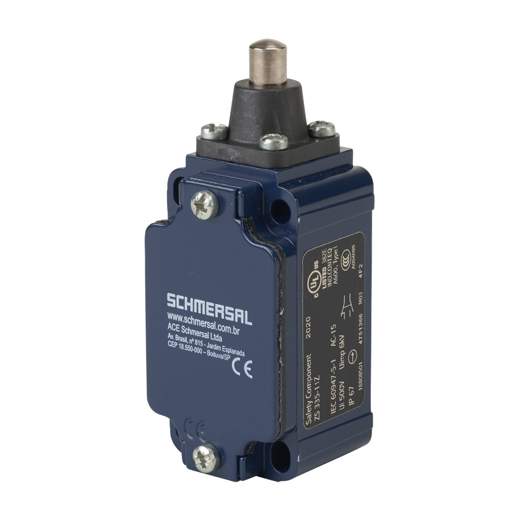 Limit Switch: metal plunger (PN# ZS-335-11Z) | AutomationDirect