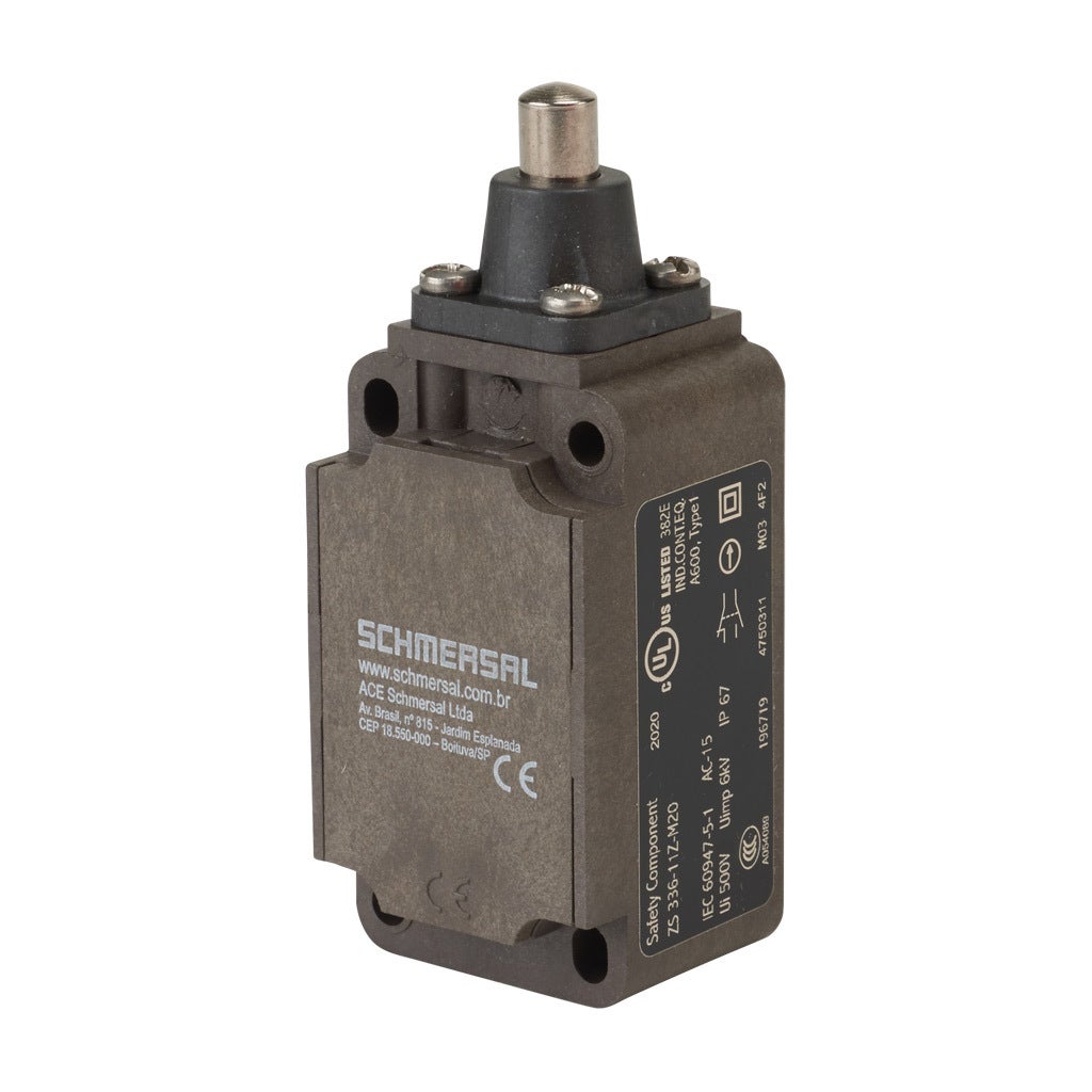 Limit Switch: metal plunger (PN# ZS-336-11Z) | AutomationDirect