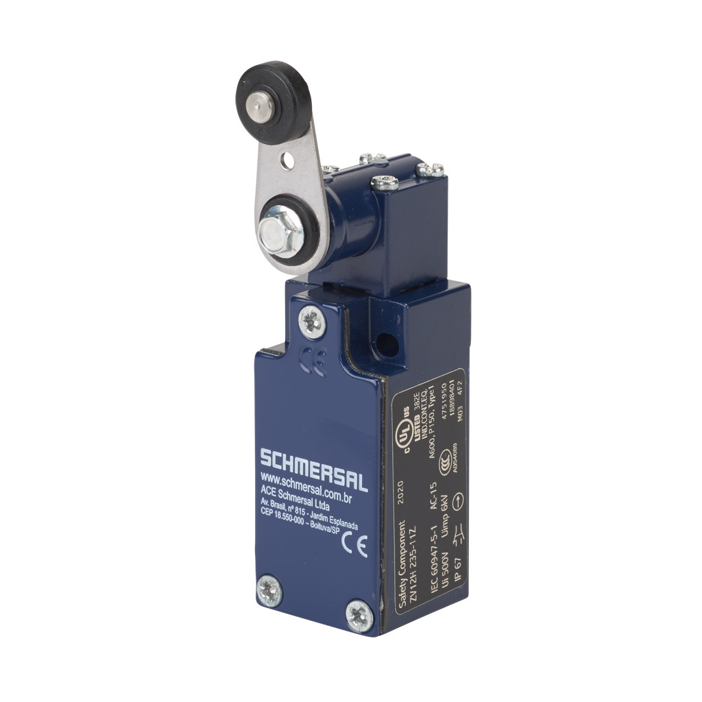 Limit Switch: side rotary lever with plastic roller (PN# ZV12H-235