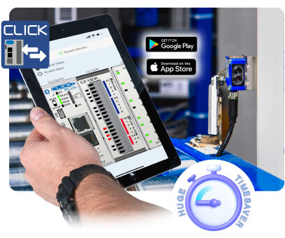 CLICK Remote PLC Mobile App iPad