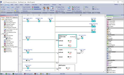 screenshot of click software integrating nodered