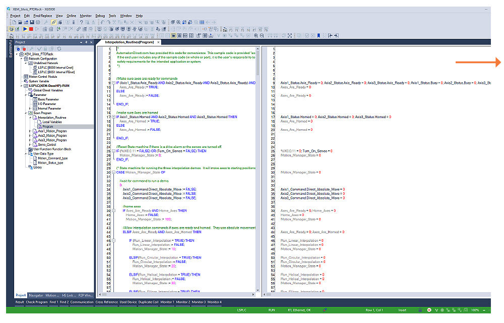 Structured text programming vs ladder logic